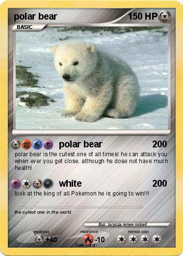 Pokemon polar bear