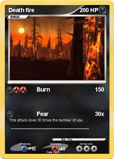 Pokemon Death fire