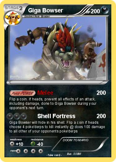 Pokemon Giga Bowser