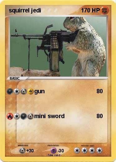 Pokemon squirrel jedi