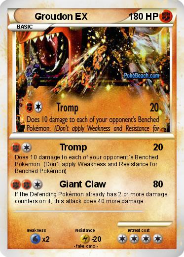 Pokemon Groudon EX