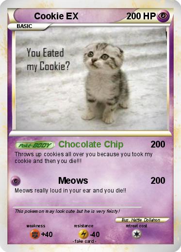 Pokemon Cookie EX