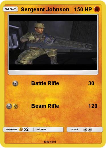 Pokemon Sergeant Johnson