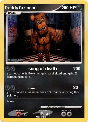 Pokemon freddy faz bear