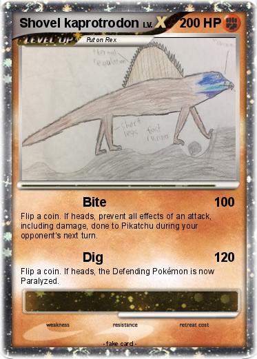 Pokemon Shovel kaprotrodon