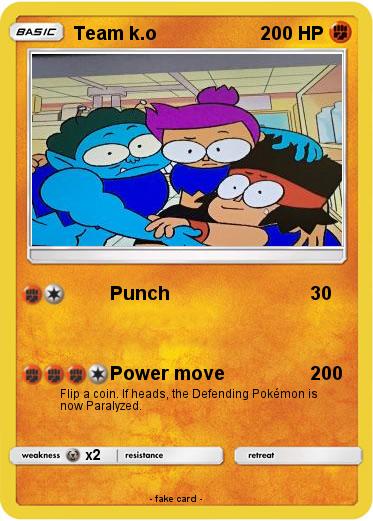Pokemon Team k.o