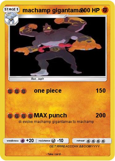 Pokemon machamp gigantamax