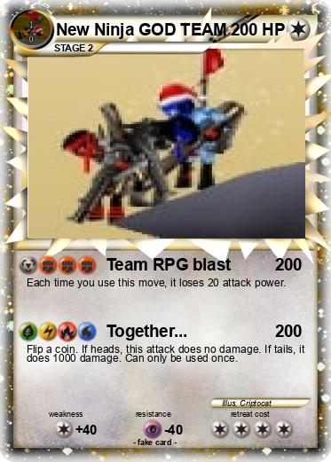 Pokemon New Ninja GOD TEAM