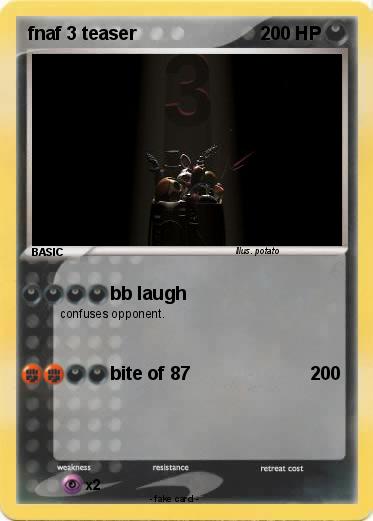 Pokemon fnaf 3 teaser