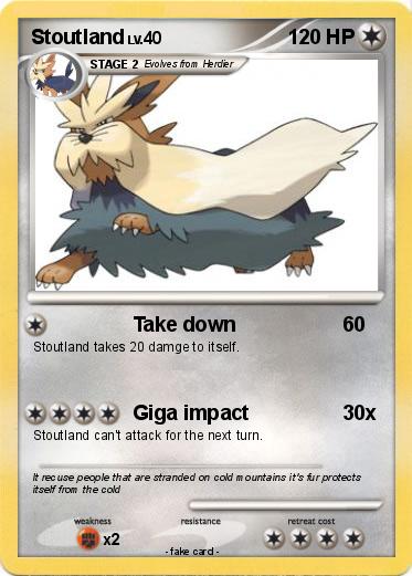 Pokemon Stoutland