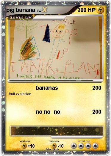 Pokemon pig banana