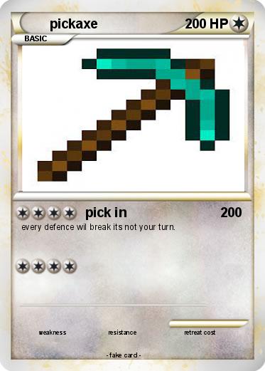 Pokemon pickaxe