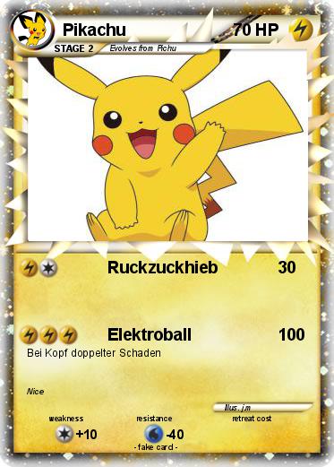 Pokemon Pikachu