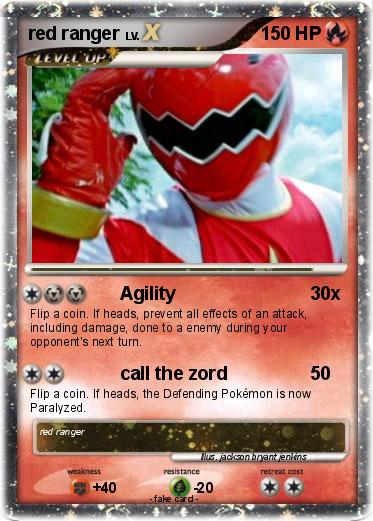 Pokemon red ranger