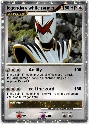 Pokemon legendary white ranger