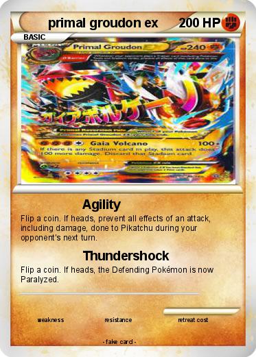 Pokemon primal groudon ex