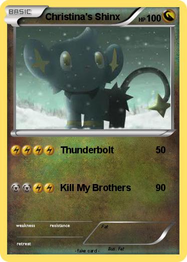 Pokemon Christina's Shinx