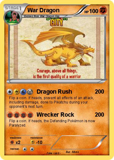 Pokemon War Dragon