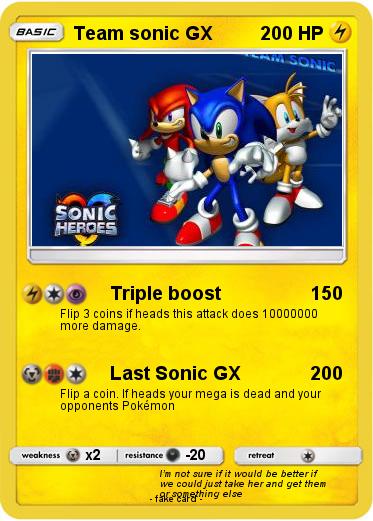 Pokemon Team sonic GX