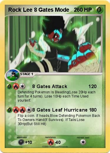 Pokemon Rock Lee 8 Gates Mode   2