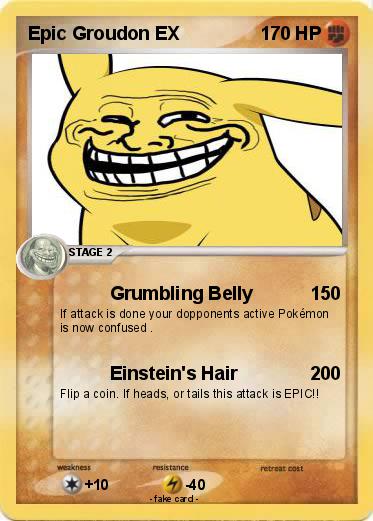 Pokemon Epic Groudon EX