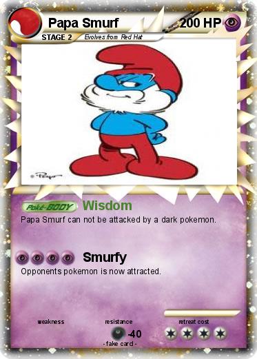 Pokemon Papa Smurf
