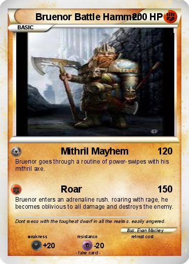 Pokemon Bruenor Battle Hammer