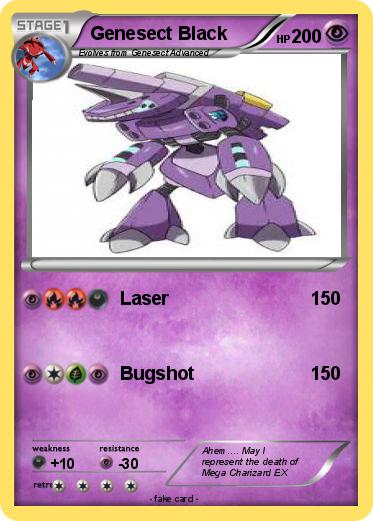 Pokemon Genesect Black