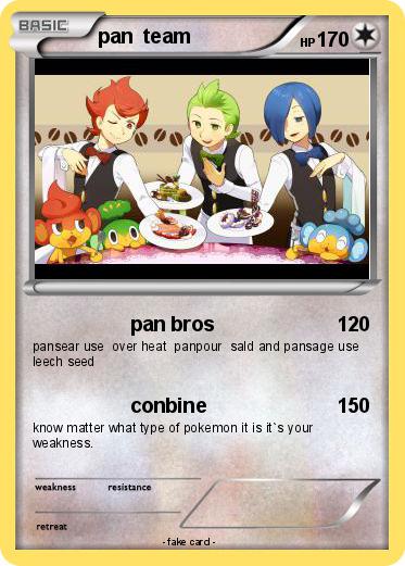 Pokemon pan  team