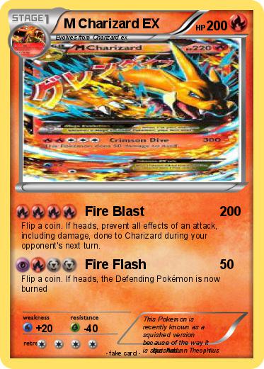 Pokemon M Charizard EX