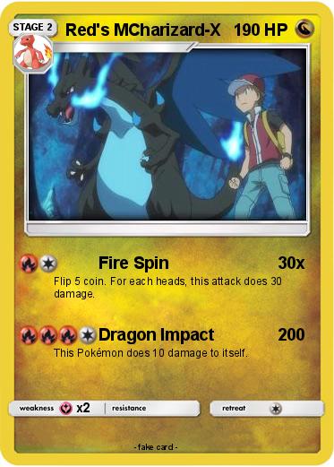 Pokemon Red's MCharizard-X