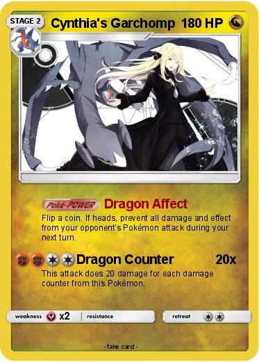Pokemon Cynthia's Garchomp