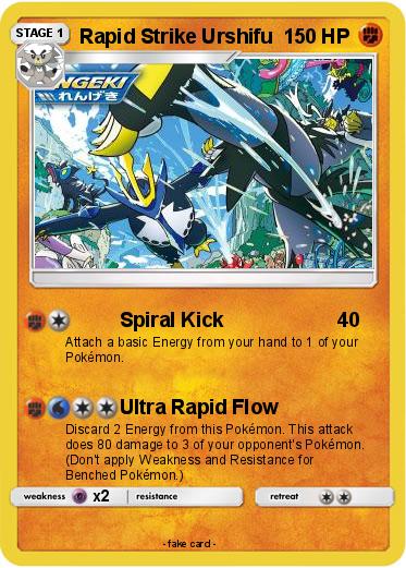 Pokemon Rapid Strike Urshifu