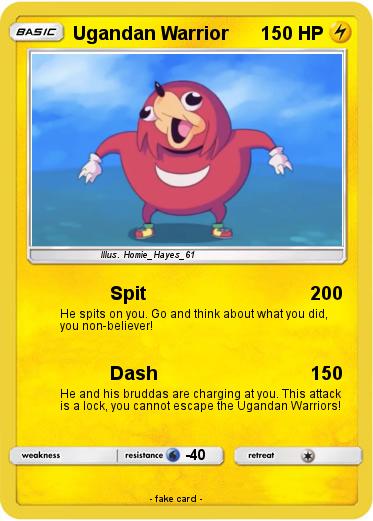 Pokemon Ugandan Warrior