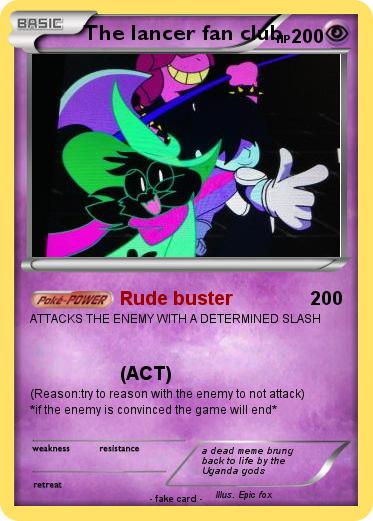 Pokemon The lancer fan club