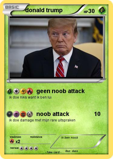 Pokemon donald trump