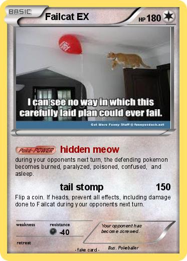 Pokemon Failcat EX