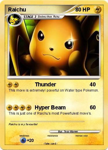 Pokemon Raichu