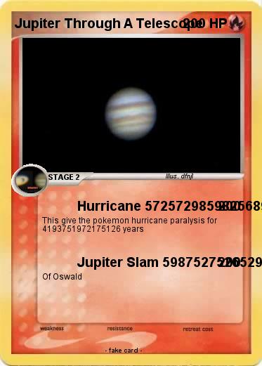 Pokemon Jupiter Through A Telescope