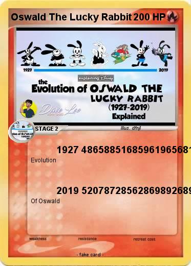 Pokemon Oswald The Lucky Rabbit