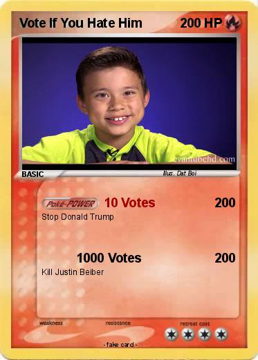 Pokemon Vote If You Hate Him