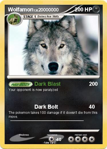 Pokemon Wolfamon