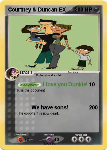 Pokemon Courtney & Duncan EX