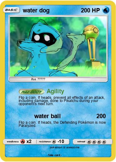 Pokemon water dog
