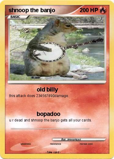 Pokemon shnoop the banjo