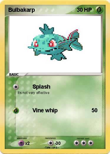 Pokemon Bulbakarp