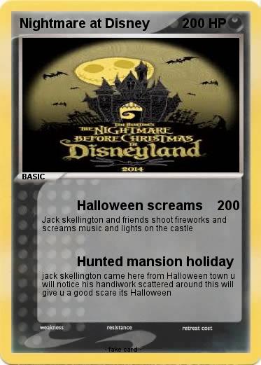 Pokemon Nightmare at Disney