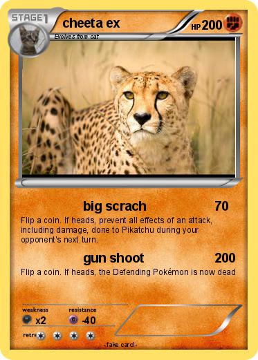 Pokemon cheeta ex