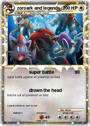 Pokemon zoroark and legends