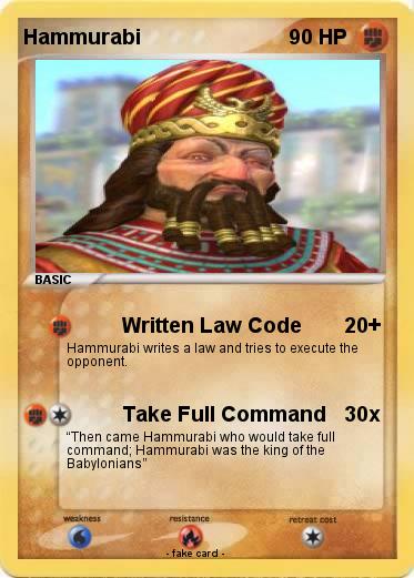 Pokemon Hammurabi